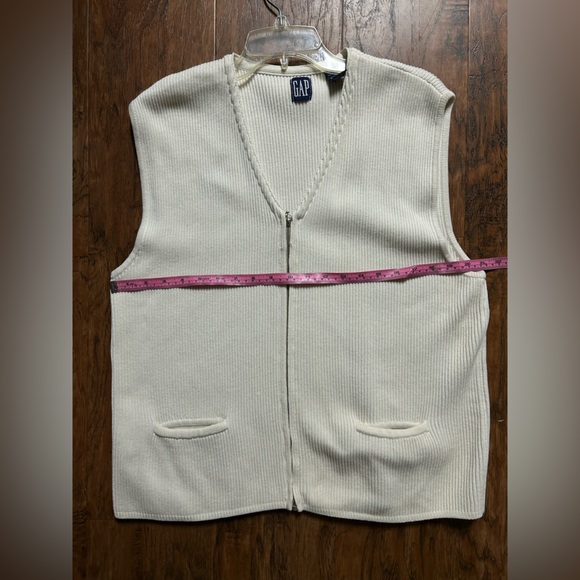 Gap white cream Vest Cotton - Picture 6 of 10